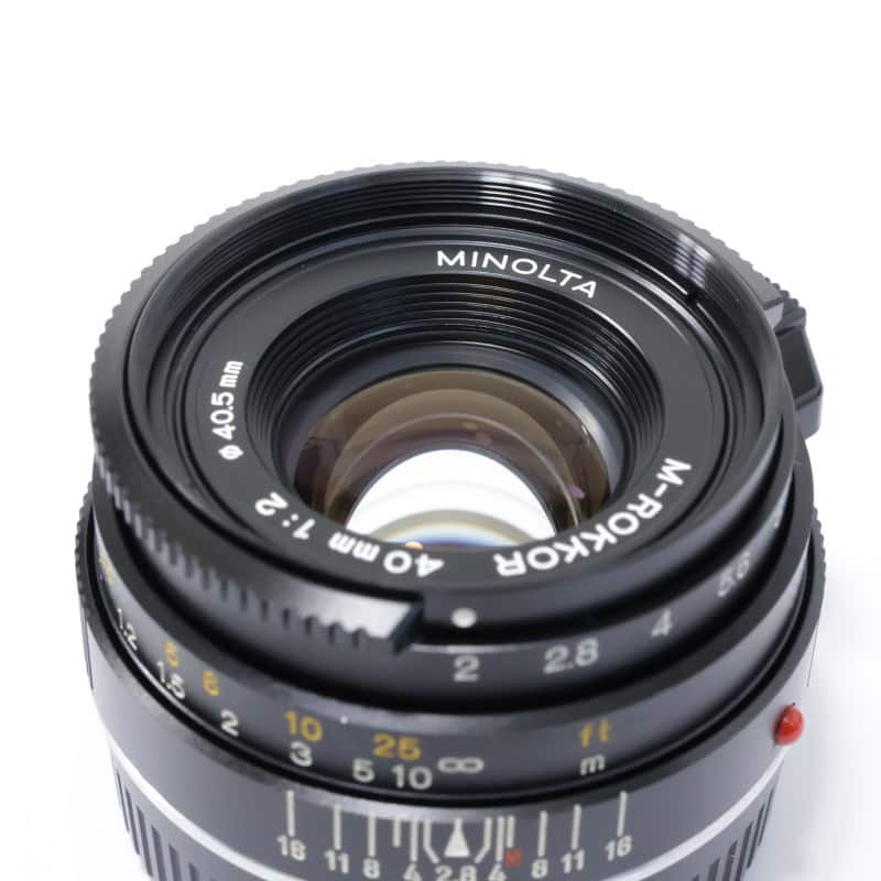 【良品/最終値下げ中】M-Rokkor 40mm f/2 (傾斜カム型) MINOLTA M-ROKKOR 40mm F2 ABランク 中古｜フジヤカメラ