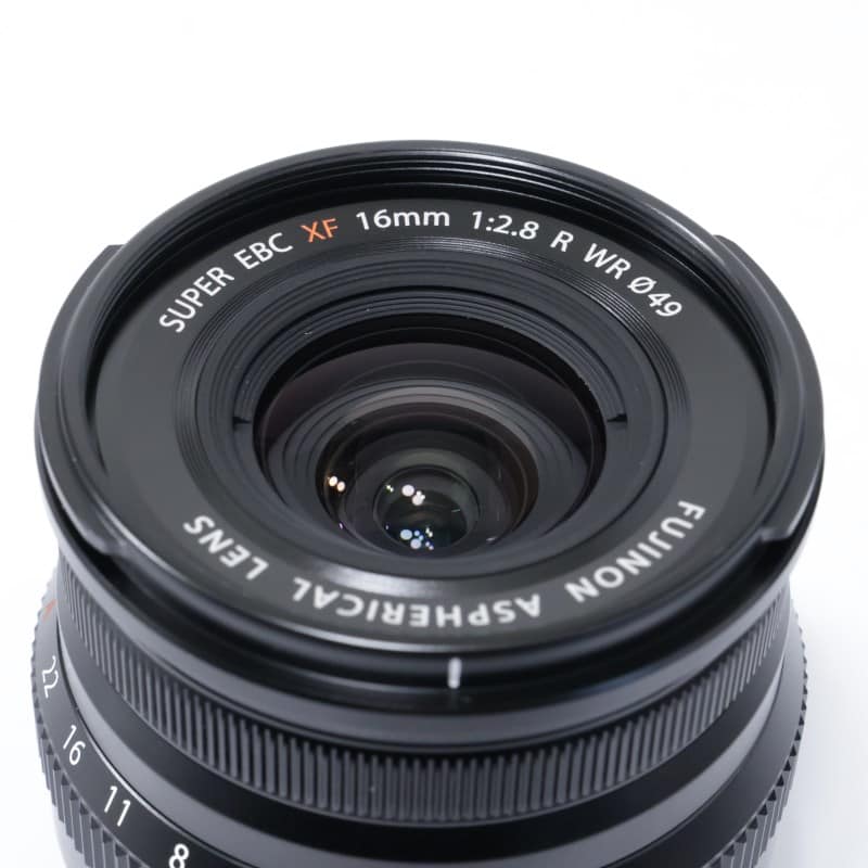 富士フイルム フジノンレンズ XF16mmF2.8 R WR ブラック Aランク 中古