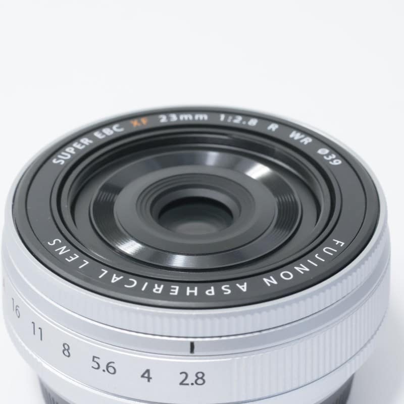 富士フイルム フジノンレンズ XF23mmF2.8 R WR シルバー Aランク 中古