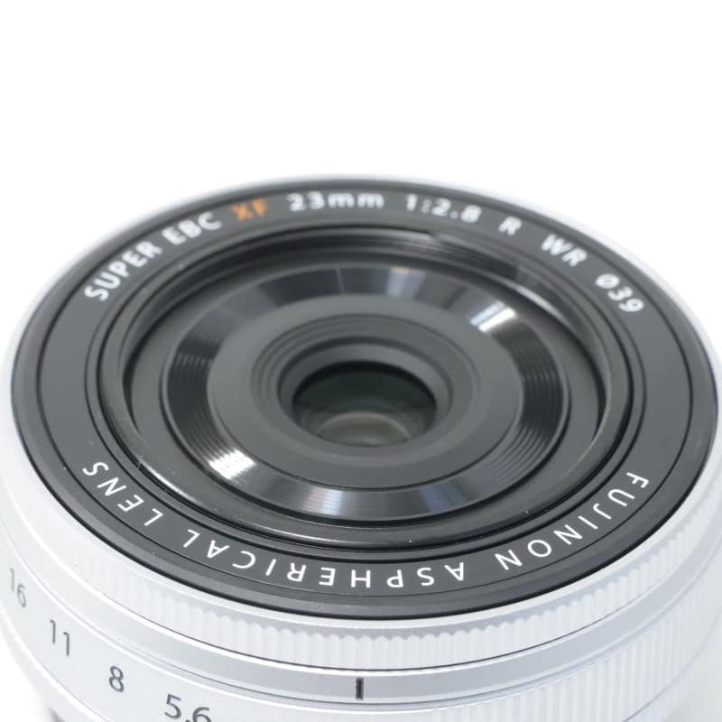 フジノンレンズ XF23mmF2.8 R WR シルバー