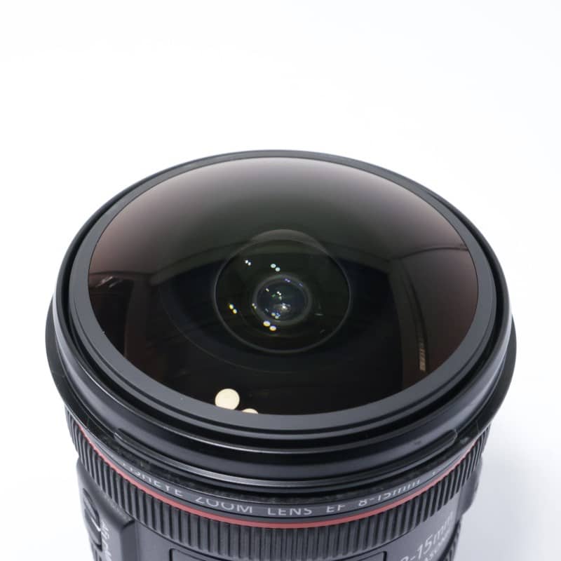 Canon EF8-15mm F4L フィッシュアイ USM AB-ランク 中古｜フジヤカメラ