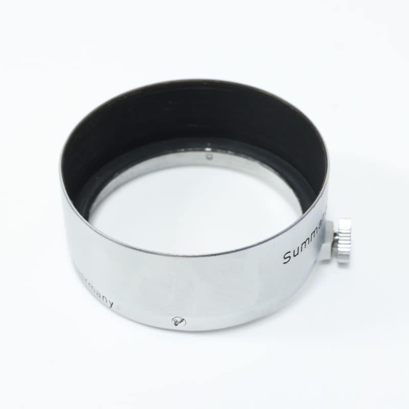 ズマロン35mm F3.5用 フード FOOKH シルバークローム