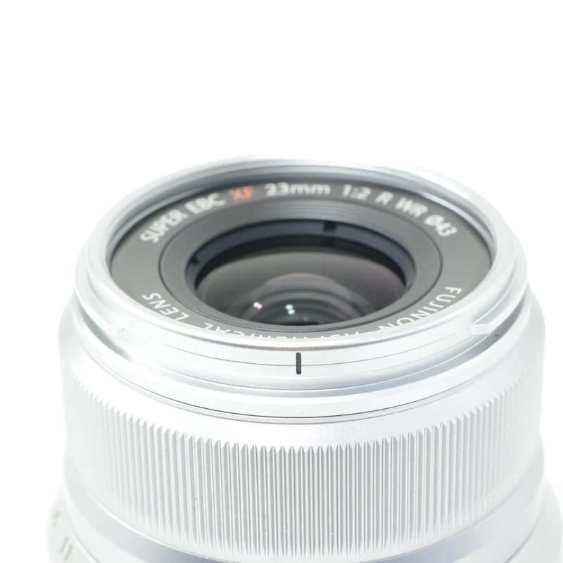 フジノンレンズ XF23mmF2 R WR シルバー