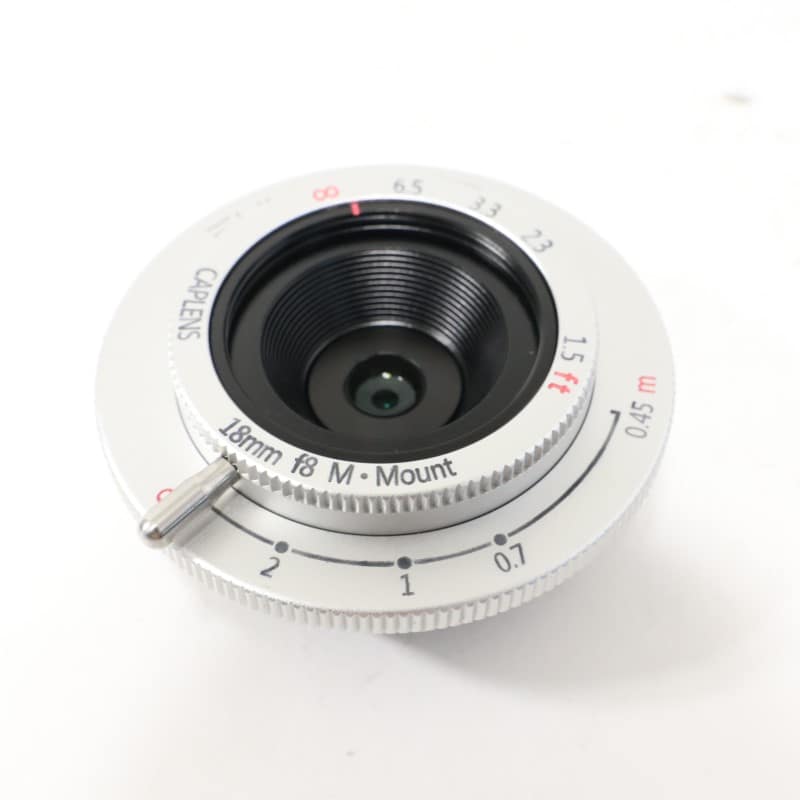 FUNLEADER CAPLENS 18mm f/8.0 M ライカM用 シルバー FL188M(S)