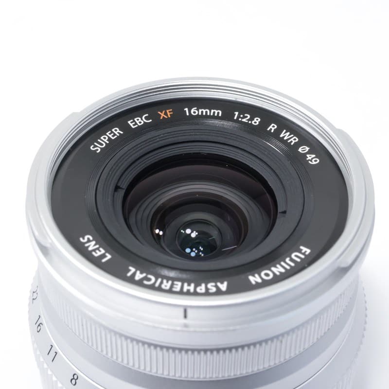 富士フイルム フジノンレンズ XF16mmF2.8 R WR シルバー AB-ランク