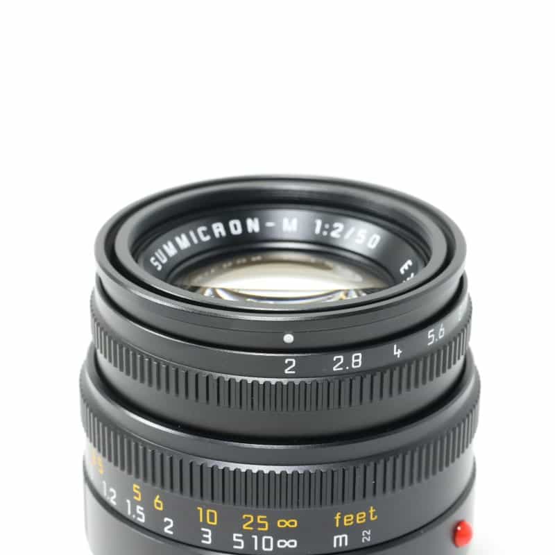 Leica ズミクロン M50mm F2.0 ブラック　11826 Leica ズミクロン M 50mm F2 ブラック 6bit 11826 (11826C) 中古