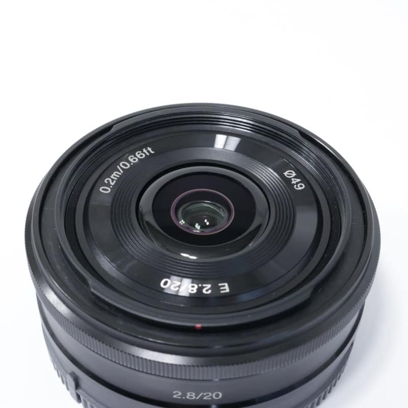 SONY E 20mm F2.8 SEL20F28 AB-ランク 中古｜フジヤカメラ