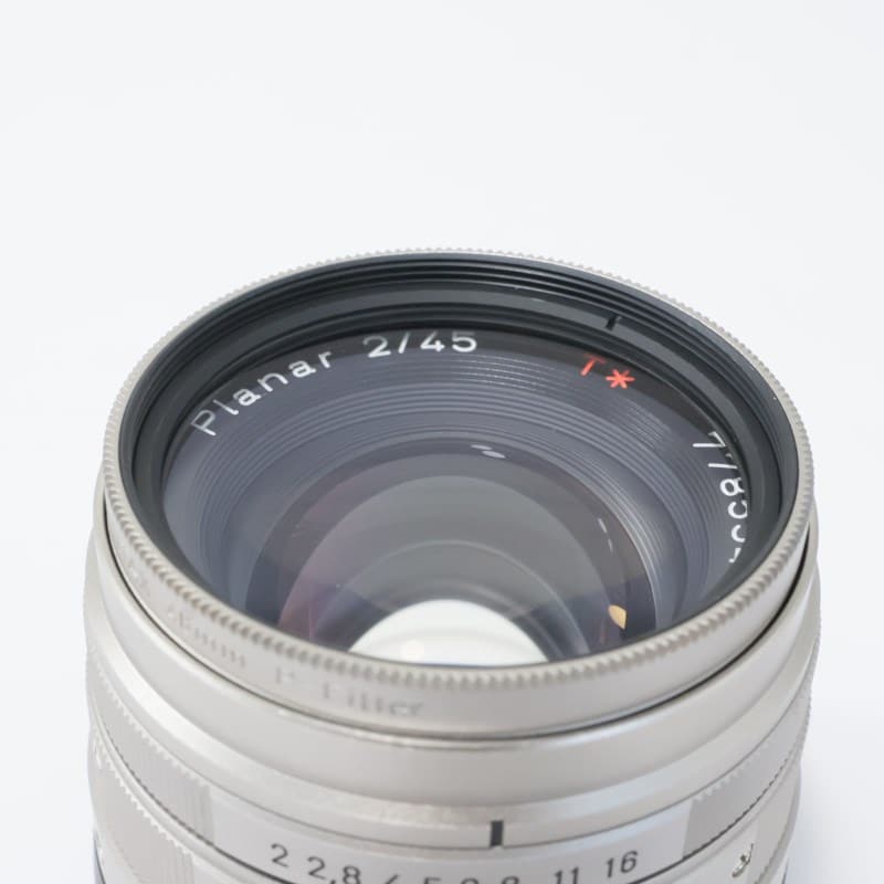 【極美品・防湿庫保管】CONTAX G Planar 45mm F2 T* CONTAX Planar T* 45mm F2 G Mount ABランク 中古｜フジヤカメラ
