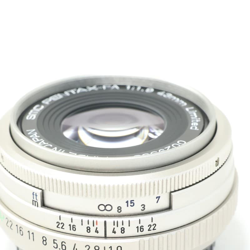 PENTAX smc PENTAX-FA 43mmF1.9 Limited シルバー ABランク 中古