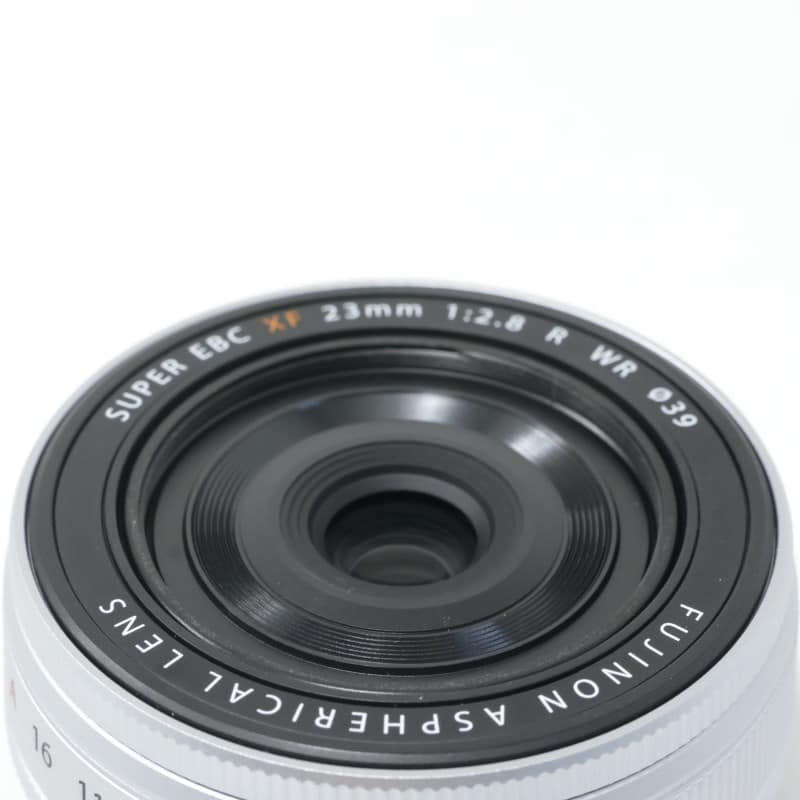 フジノンレンズ XF23mmF2.8 R WR シルバー