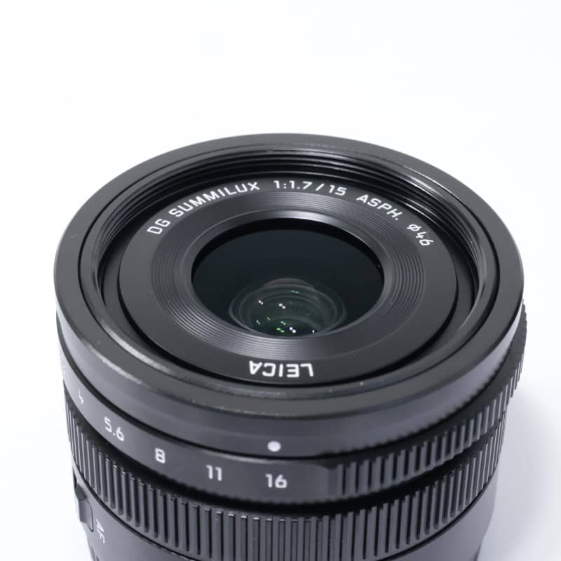 Panasonic LEICA DG SUMMILUX 15mm/F1.7 ASPH. ブラック H-X015-K A