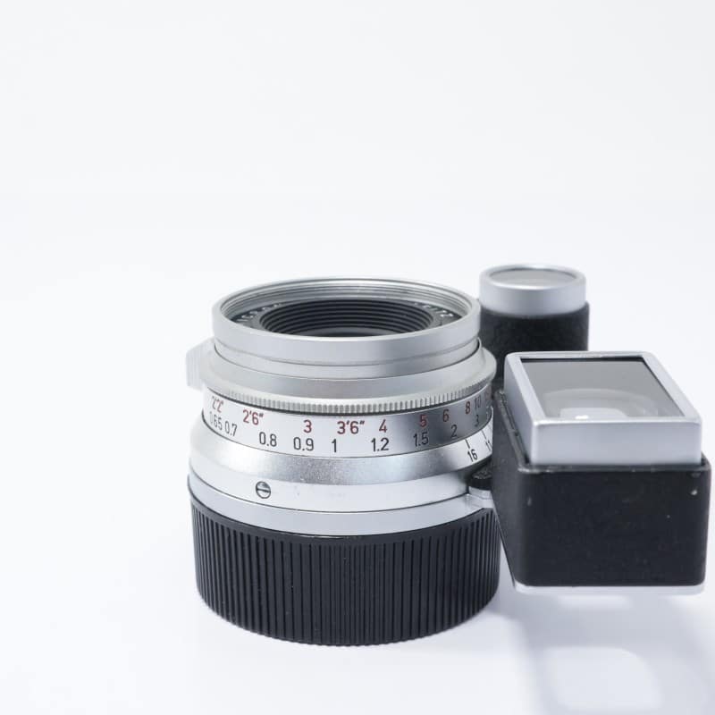 Leica ズミクロン M 35mm F2 M3用メガネ付 シルバー 8枚玉 AB-ランク