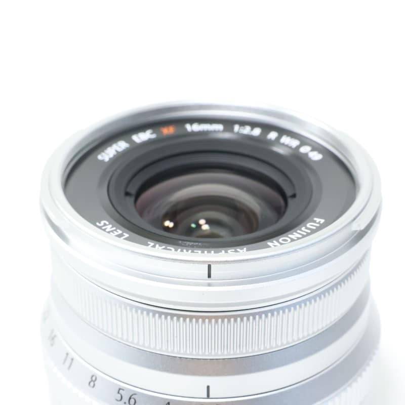 フジノンレンズ XF16mmF2.8 R WR シルバー