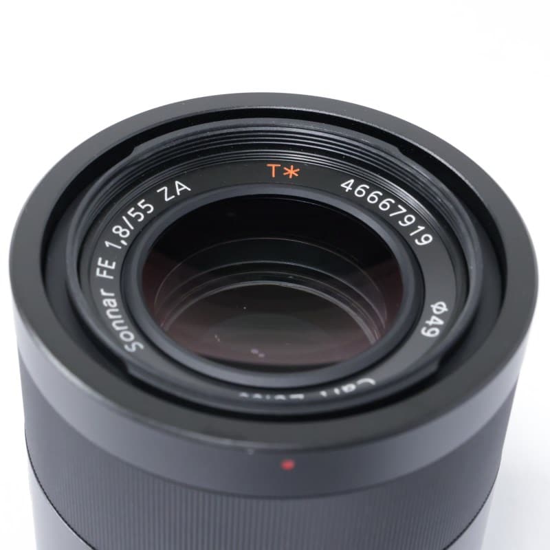 SONY ソニー Sonnar T* FE 55mm F1.8 ZA 中古 SONY Sonnar T* FE 55mm F1.8 ZA SEL55F18Z AB-ランク 中古｜フジヤカメラ