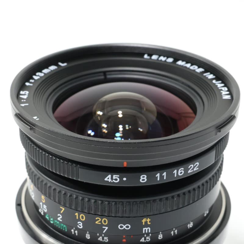 マミヤ7用 43ミリF4.5 Mamiya 7用 N 43mm F4.5 L ファインダー付 中古 C2120168336433｜中古