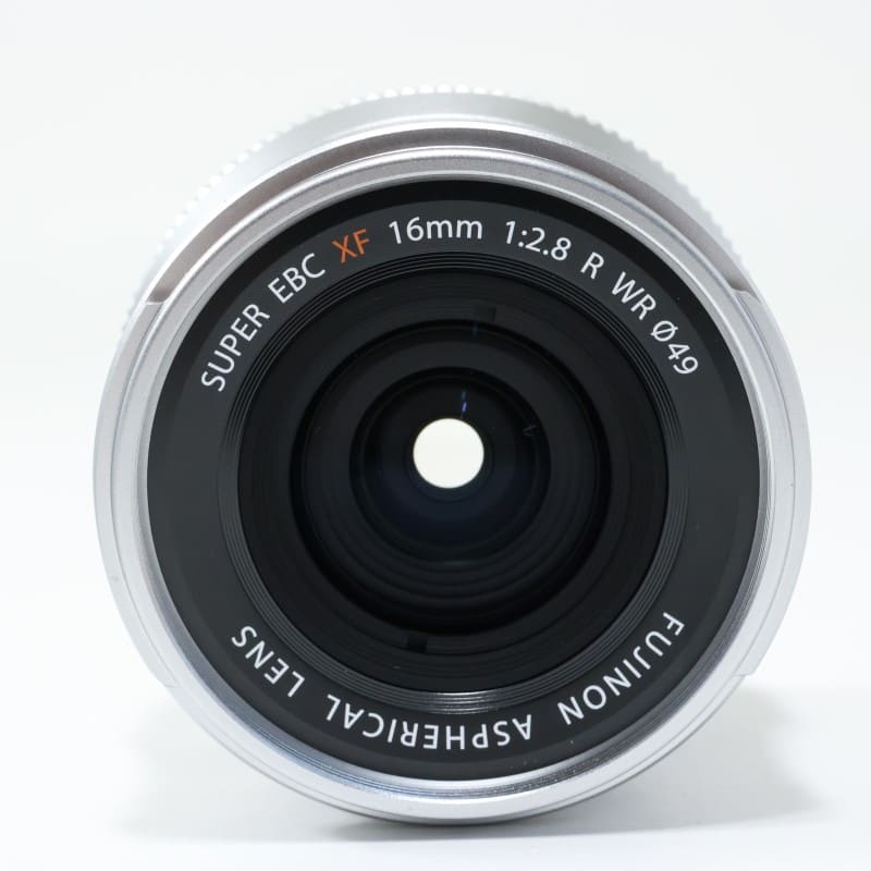 富士フイルム フジノンレンズ XF16mmF2.8 R WR シルバー 中古