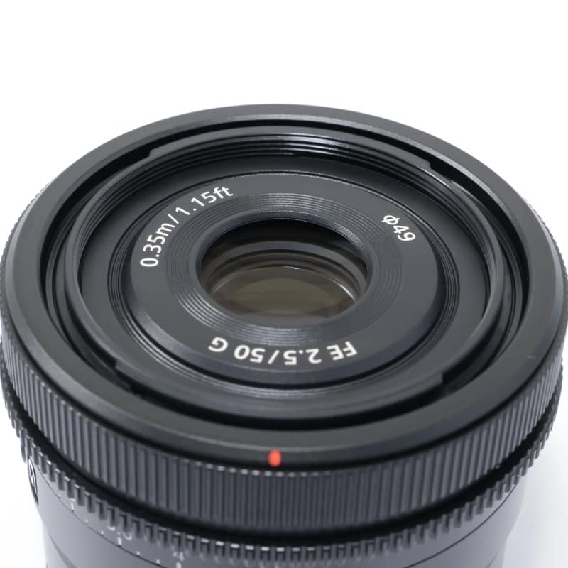 SONY FE 50mm F2.5 G SEL50F25G ABランク 中古｜フジヤカメラ