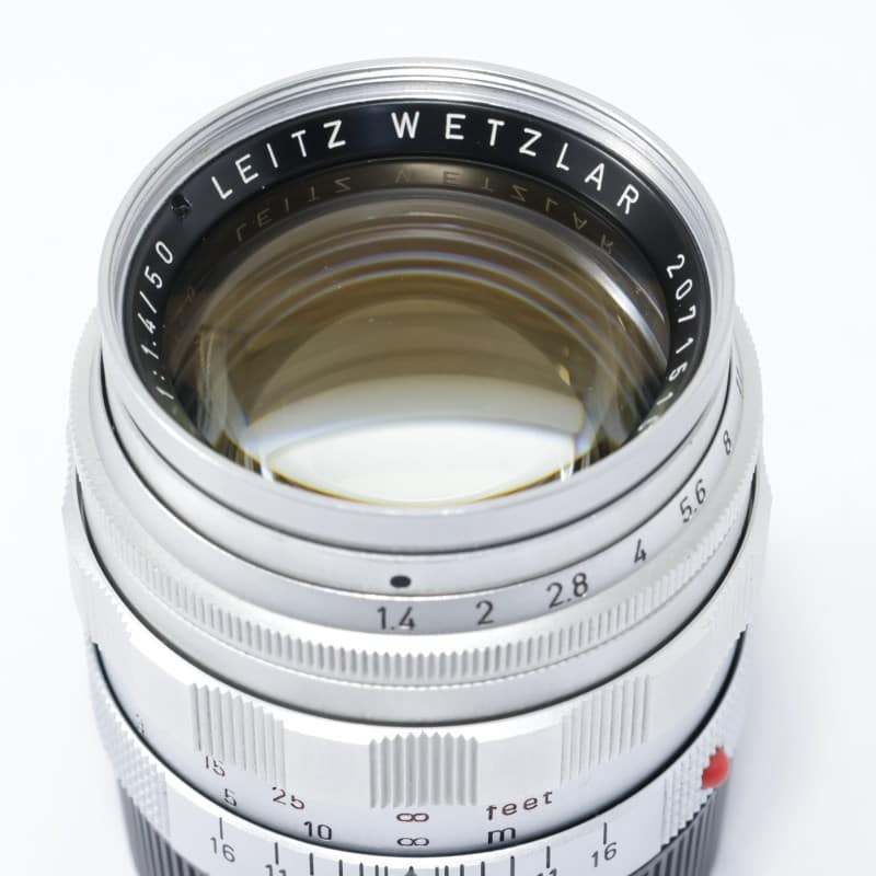 Leica ズミルックス 50mm F1.4 後期型 シルバークローム ABランク 中古