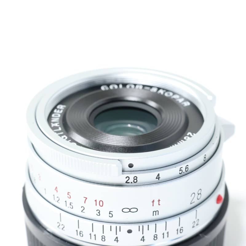 COLOR-SKOPAR 28mm F2.8 Aspherical Type II VM シルバー