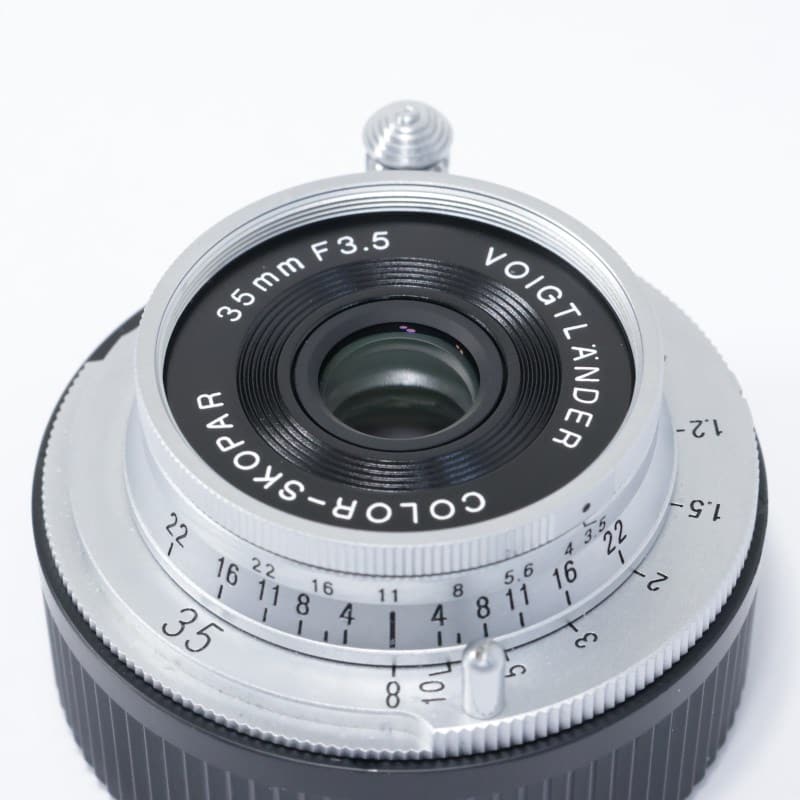 Voigtlander COLOR-SKOPAR 35mm F3.5 VM シルバー AB+ランク 中古