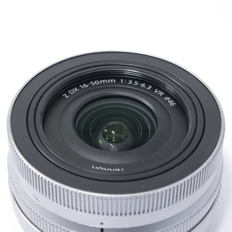 Nikon NIKKOR Z DX 16-50mm f/3.5-6.3 VR シルバー ABランク 中古