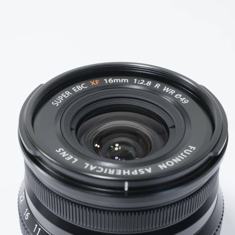 フジノンレンズ XF16mmF2.8 R WR ブラック