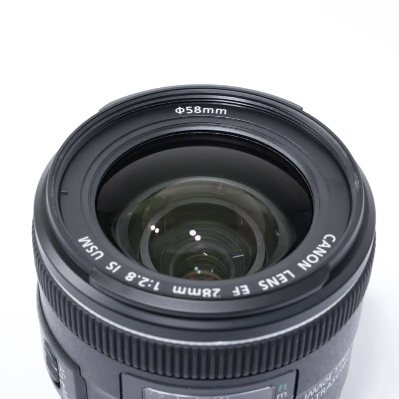 Canon EF28mm F2.8 IS USM AB+ランク 中古｜フジヤカメラ