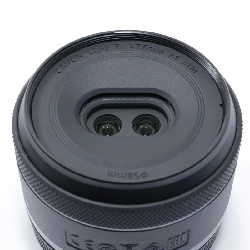 【中古品】CANON レンズ　RF-S7.8mm F4 STM DUAL Canon RF-S7.8mm F4 STM DUAL AB+ランク 中古｜フジヤカメラ