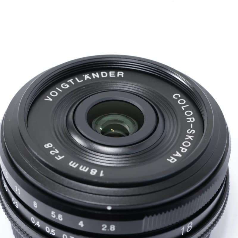 Voigtlander COLOR-SKOPAR 18mm F2.8 Aspherical ブラック X-mount A