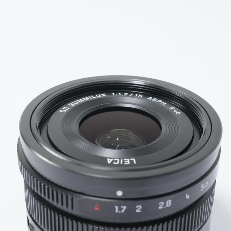 LEICA DG SUMMILUX 15mm/F1.7 ASPH. ブラック H-X015-K