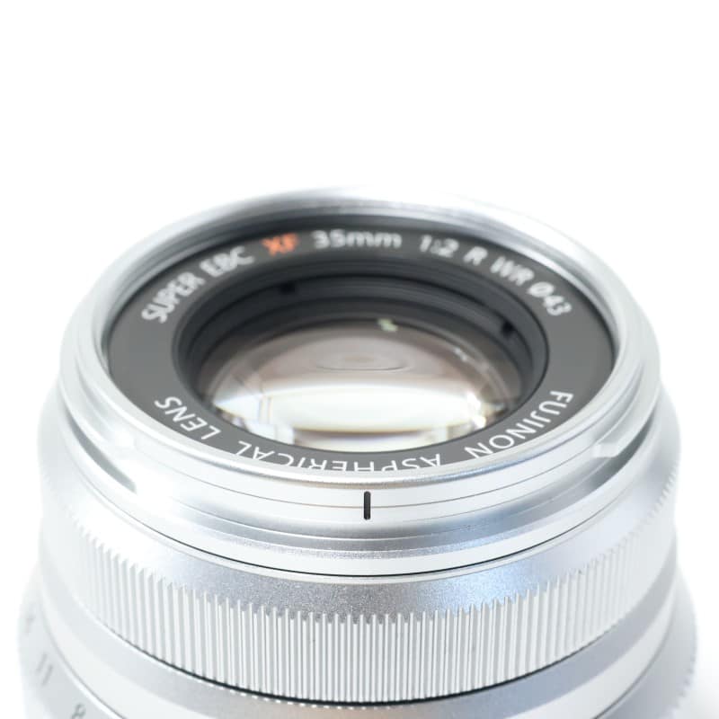 フジノンレンズ XF35mmF2 R WR シルバー