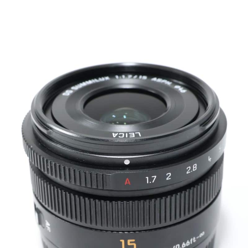 LEICA DG SUMMILUX 15mm/F1.7 ASPH. ブラック H-X015-K