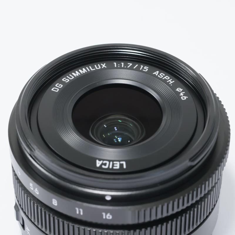 Panasonic LEICA DG SUMMILUX 15mm/F1.7 ASPH. ブラック H-X015-K A