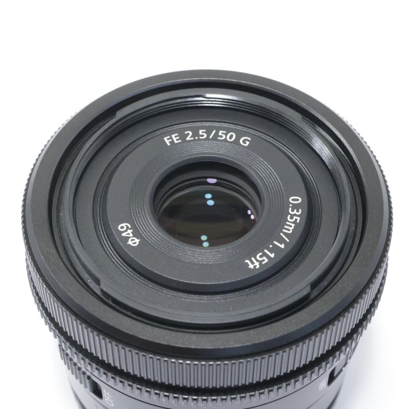 SONY FE 50mm F2.5 G SEL50F25G ABランク 中古｜フジヤカメラ