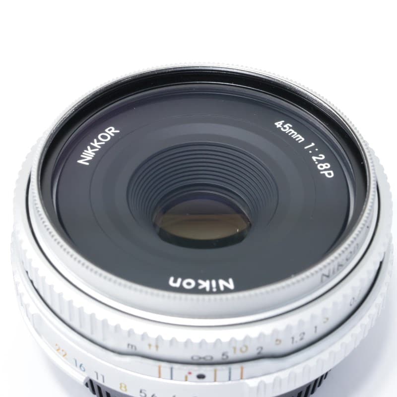 Nikon Ai Nikkor 45mm F2.8P シルバー AB-ランク 中古｜フジヤカメラ