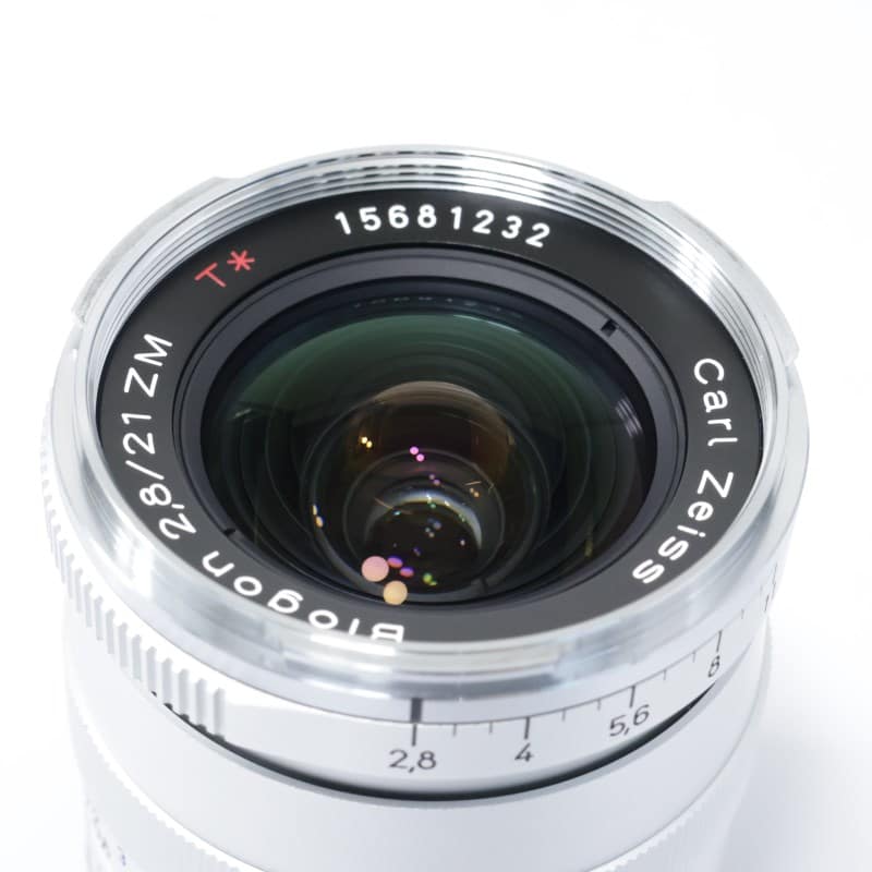 【動作確認済】 ZEISS Carl-6 G19-07-0611-16p ZEISS Biogon T* 2.8/21 ZM シルバー Aランク 中古｜フジヤカメラ