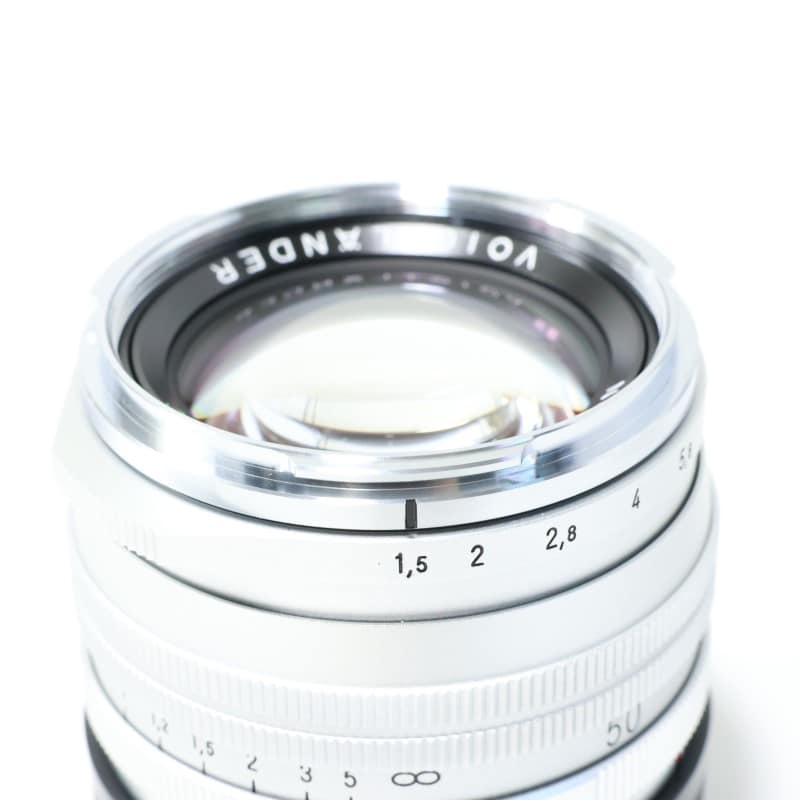NOKTON vintage line 50mm F1.5 Aspherical Ⅱ VM シルバー MC