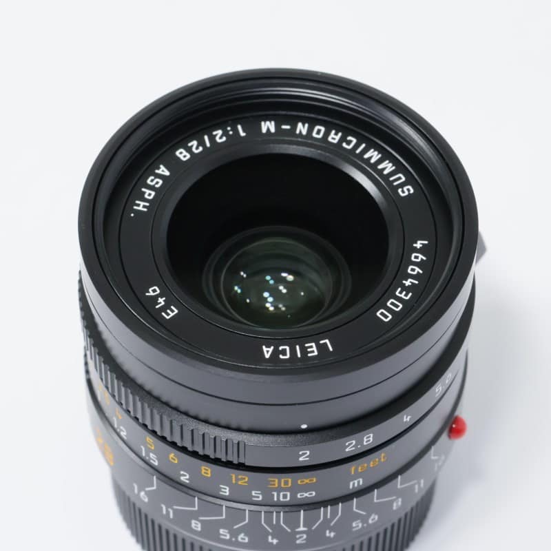 Leica 11672 ズミクロン M f2/28mm ASPH. ブラック AB-ランク 中古