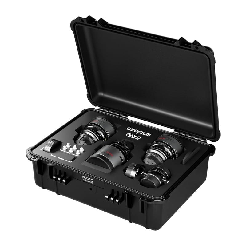 Pavo 2x アナモルフィックプライム 6 レンズセット ニュートラルコーティング PL&EF マウント メートル表示 DZO-PA6PLMN