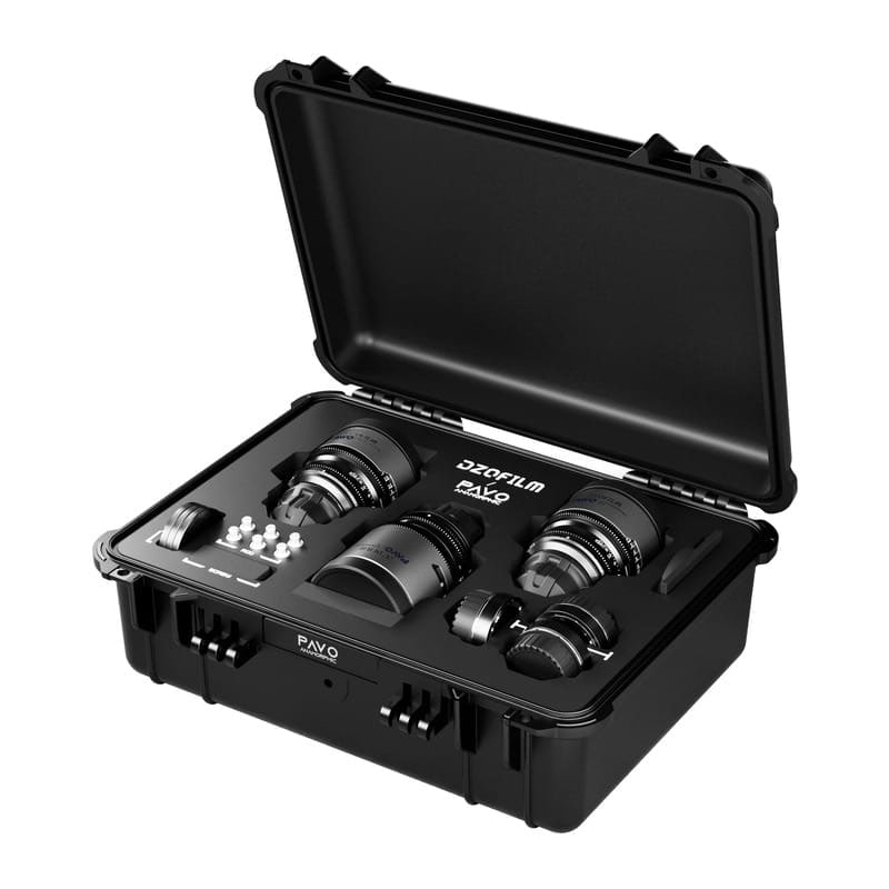 Pavo 2x アナモルフィックプライム 6 レンズセット ブルーコーティング PL&EF マウント メートル表示 DZO-PA6PLMB