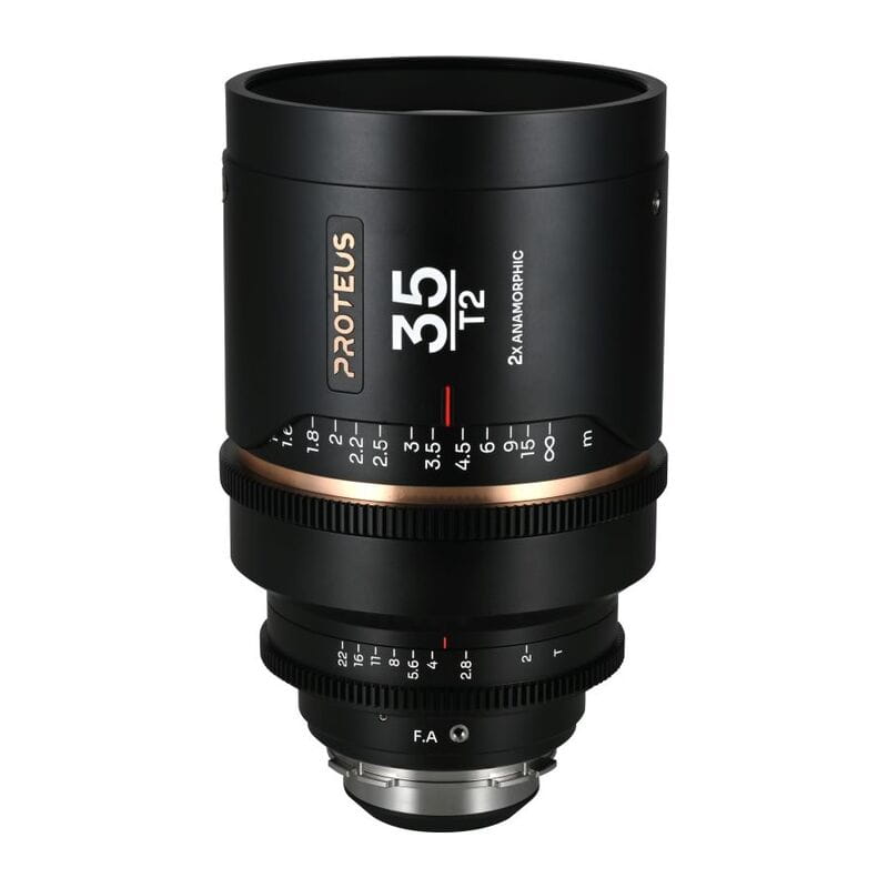 Proteus 2×Anamorphic 35mm T2 Amber Arri PL/Canon EF