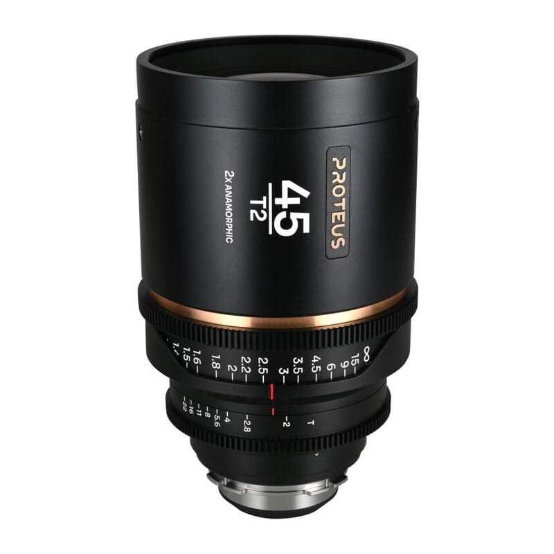 Proteus 2×Anamorphic 45mm T2 Amber Arri PL/Canon EF