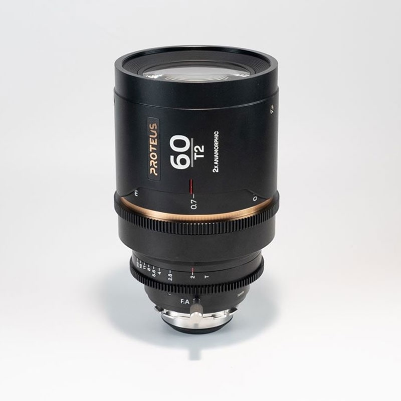 Proteus 2×Anamorphic 60mm T2 Amber Arri PL/Canon EF