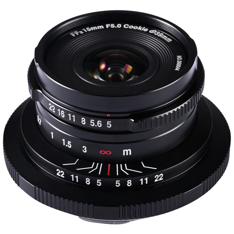 15mm F5 Cookie FF ブラック Lマウント LAO0683