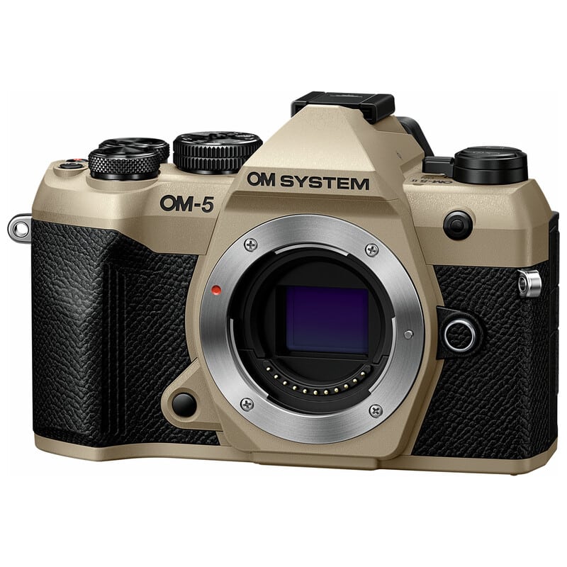 OM SYSTEM OM-5 Mark II ボディー サンドベージュ（2025年7月下旬発売予定）