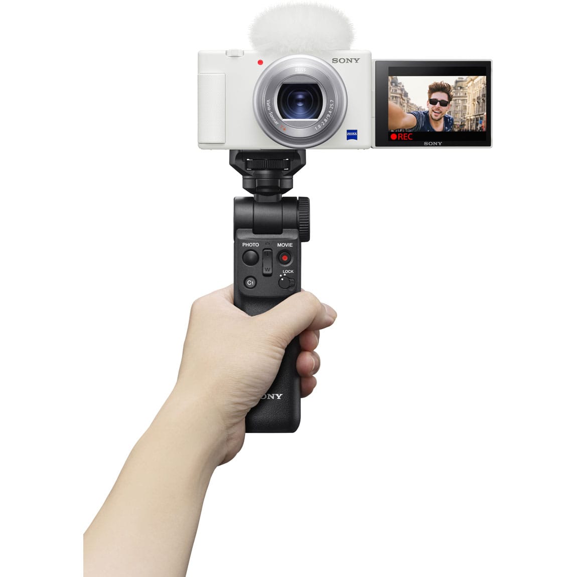 VLOGCAM ZV-1G シューティンググリップキット ホワイト ZV-1GW