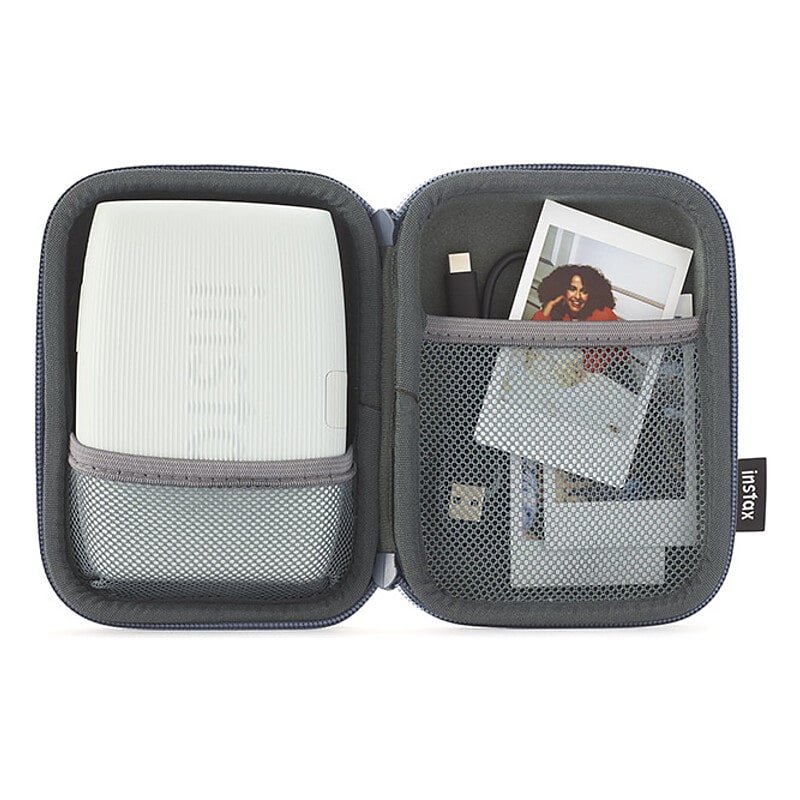 instax mini Link 3 プリンターケース ネイビーブルー