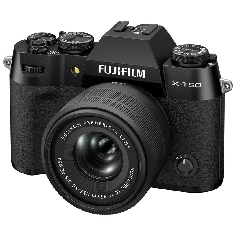 FUJIFILM X-T50 XC15-45mmレンズキット ブラック 日英二言語モデル