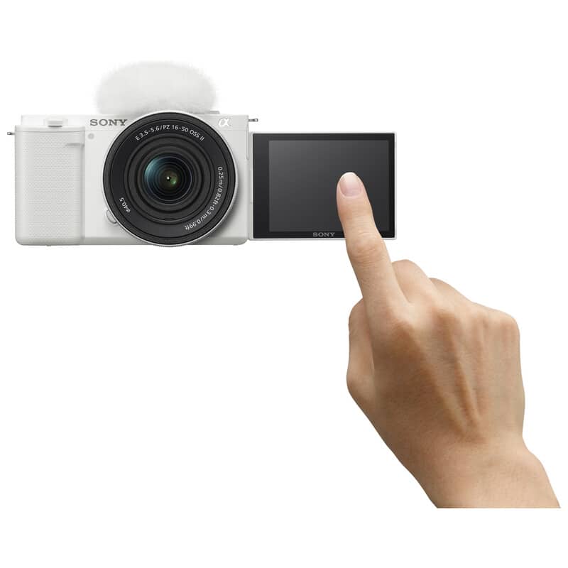 VLOGCAM ZV-E10 パワーズームレンズキット ホワイト ZV-E10K W