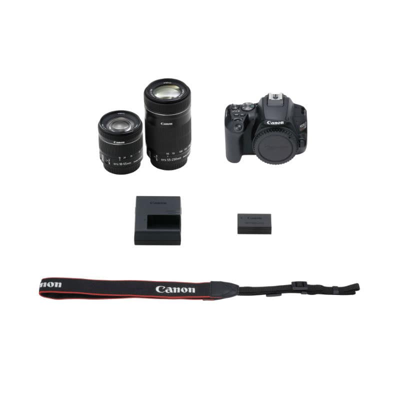 Canon (キヤノン) デジタル一眼レフカメラ EOS Kiss X10・ダブルズームキット (ブラック)｜デジタル一眼レフカメラ